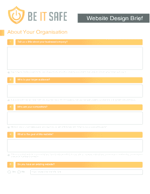 Website Design Brief