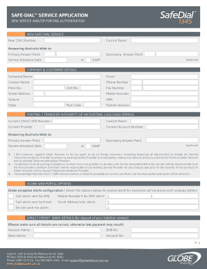 SafeDial Service Application