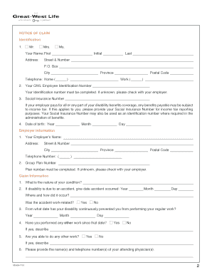 Short-Term Disability Employee Statement