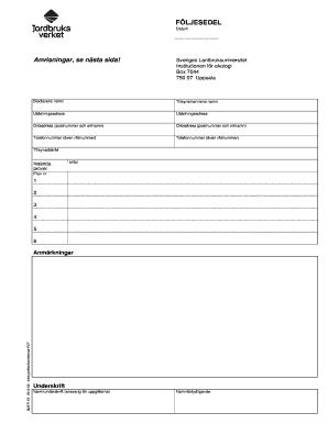 Swedish Beekeeping Disease Sample Form