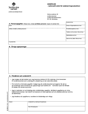 Swedish Slaughter Pig Support Application
