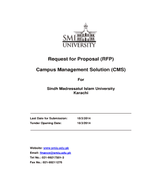 Request for proposal (rfp)
