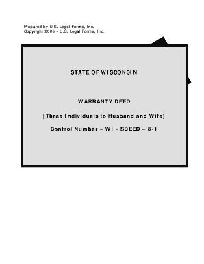 Wisconsin Warranty Deed
