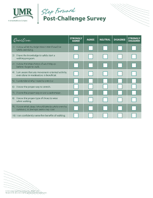 Post-Challenge Survey
