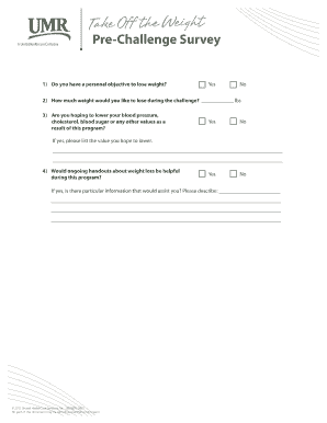 Pre-Challenge Survey - pf01 expresslane