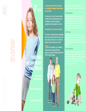 YMCA of Tyler Texas Donor Card