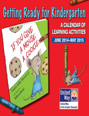 Kindergarten School Readiness Checklist