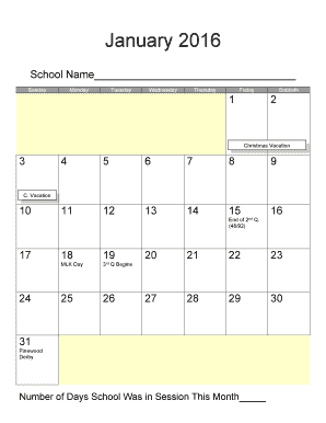 School Calendar