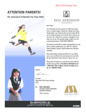 Student Accident and Sickness Insurance Enrollment Form