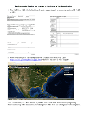 HUD Form 4128 Environmental Review