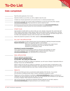ANCC Cardiac-Vascular Nursing Certification Application