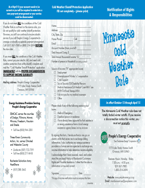 Cold Weather Shutoff Protection Application