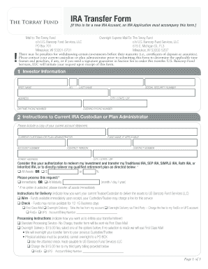 IRA Transfer Form