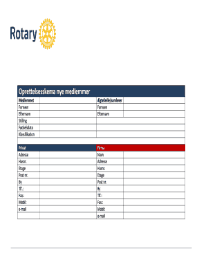 New Member Registration Form