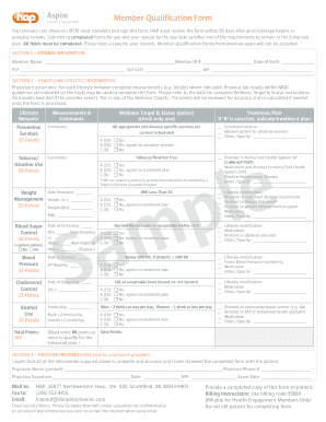 Member Qualification Form