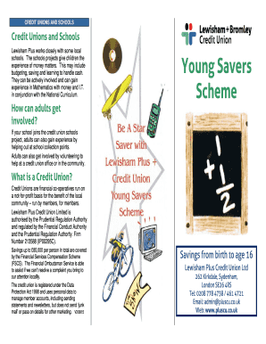 Young Saver Application Form