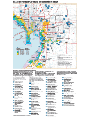 Fillable Online Hillsborough County evacuation map Fax Email Print ...