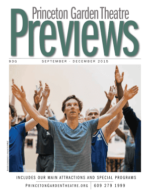 Princeton Garden Theatre Membership Form