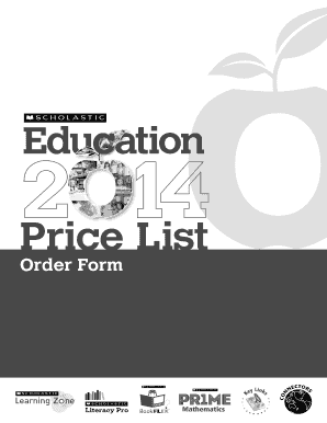 Scholastic Australia Order Form