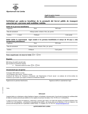 Mobility Reduced Public Transport Benefit Application