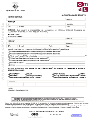 Authorization for Municipal Procedures