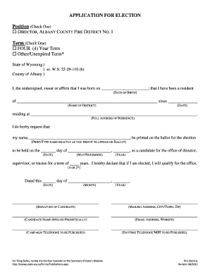 Fire extinguisher log sheet - Fire District Application Template - Albany County Wyoming - co albany wy