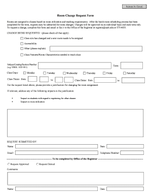 Printable snack sign up sheet baseball - Room Change Request Form - Office of the bRegistrarb