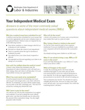 Independent Medical Exam (IME) Travel and Wage Reimbursement Request
