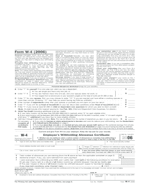 Form W-4 Employee's Withholding Allowance Certificate