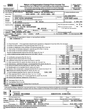 Form 990 2014
