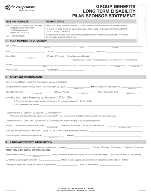 Long Term Disability Claim Form