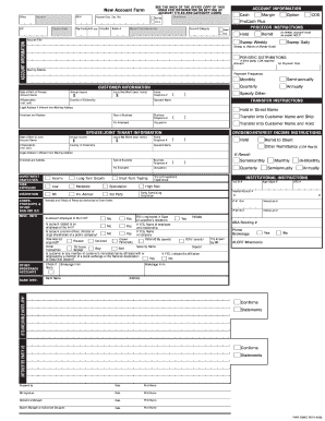 New Account Form