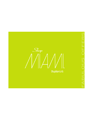 Shop Miami Coupon Booklet