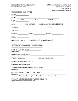 Patient Intake Form