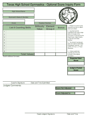 Tennis scoring sheet - thsgca scores