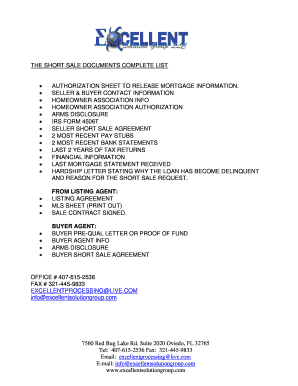 Authorization to Release Mortgage Information