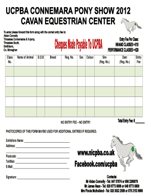 Animal Registration Form