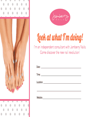 Jamberry Nails Consultant Appointment Form