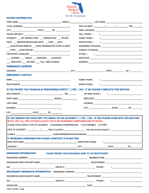 Florida Medical Clinic Consent Form