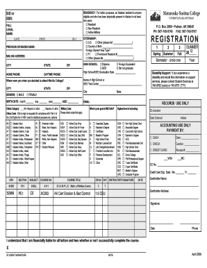 Alaska Residency Registration Form