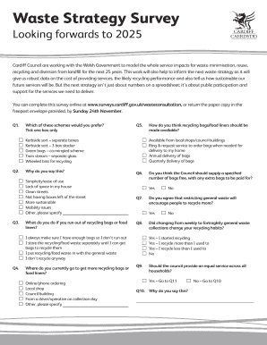 Waste Strategy Survey