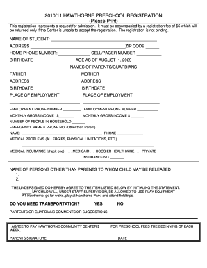 Form preview