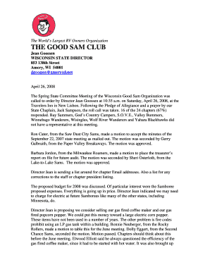 fillable online wigoodsam april 26 2008 state committee meeting sam s club job application form online
