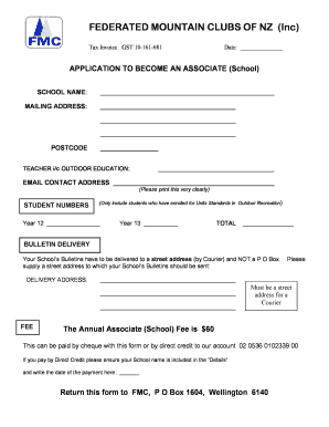 School Application to Join Formdocx - fmc org