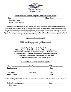 File Guardian Payroll Reports Authorization Form