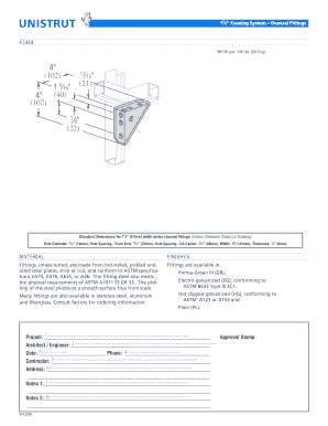 15⁄8 Framing System General Fittings