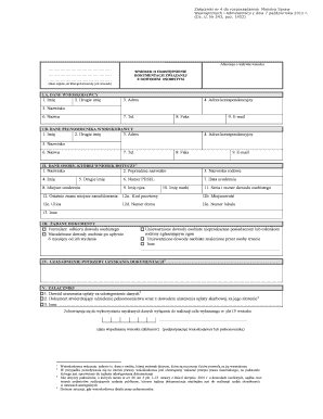 Polish Personal Data Access Request Form