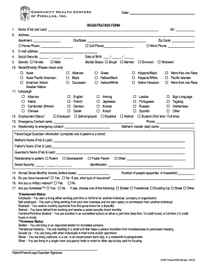 Patient Registration and Consent Form