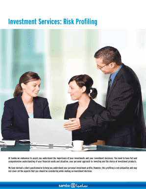 Investment Risk Profiling Questionnaire