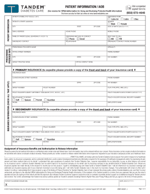 Patient Information and Authorization Form